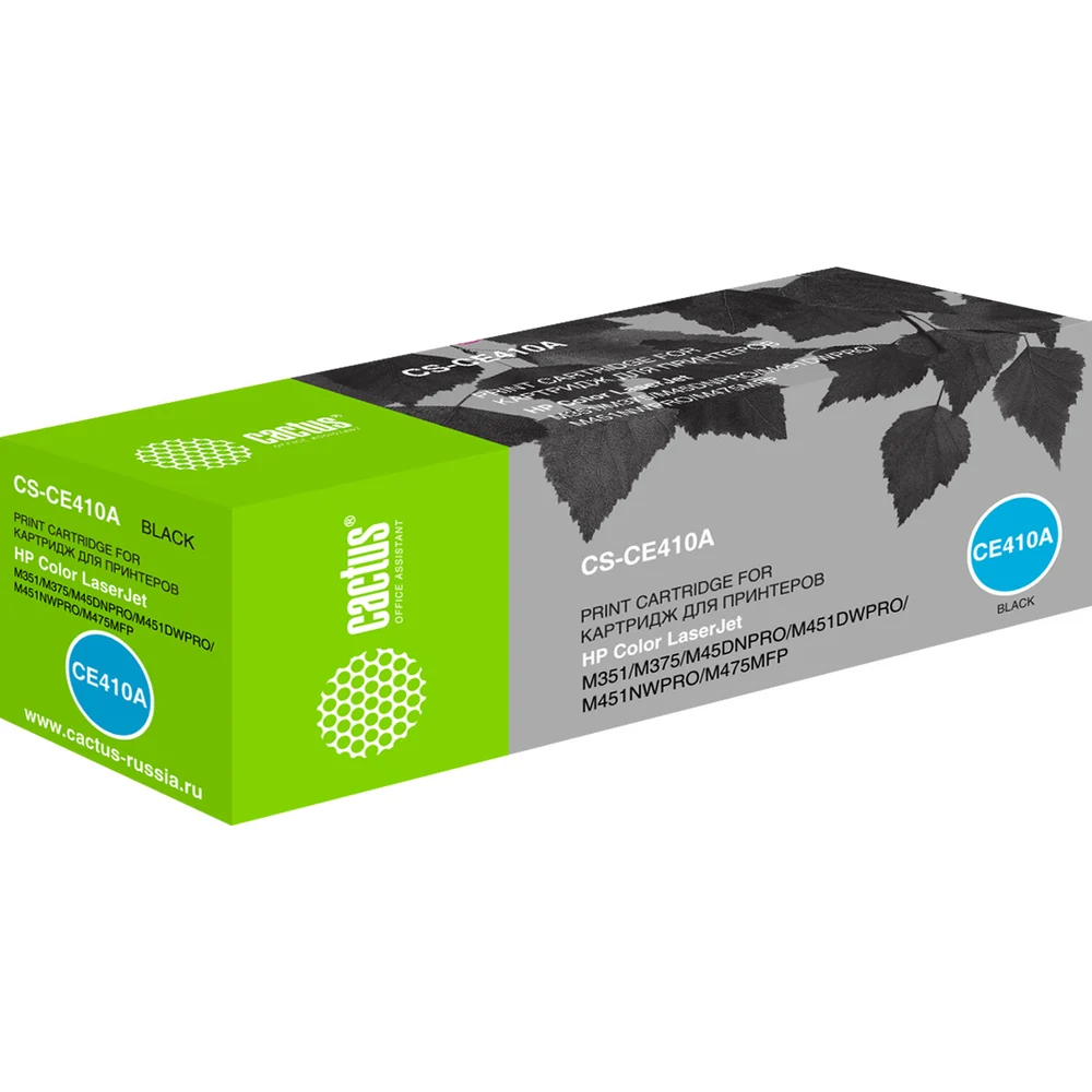 Лазерный картридж для hp lj pro 300/m351/400/m451 Cactus ce410a 807232