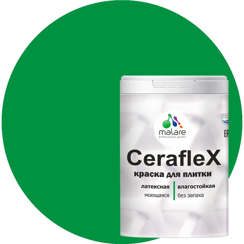 Латексная краска для кафельной и керамической плитки MALARE Ceraflex 2036774796502