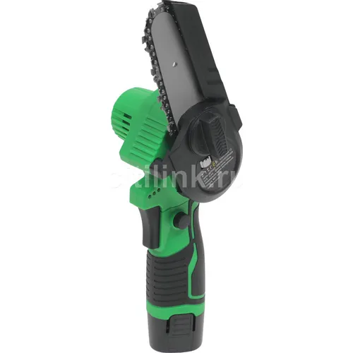 Цепная пила ZITREK GreenSaw 12, аккумуляторная, 12В, 1.5Ач, с двумя аккумуляторами [082-1859]
