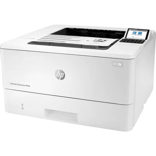 Принтер лазерный HP LaserJet Enterprise M406dn черно-белая печать, A4, белый [3pz15a]