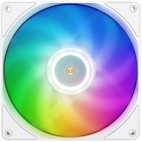 Вентилятор JONSBO HF1415 140мм, 4-pin, 1650об/мин, 18.6 - 29.6 дБ, RGB, белый, Ret [hf1415 white]