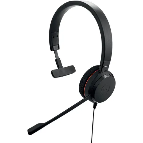 Гарнитура Jabra Evolve 20, для компьютера, накладные, проводные, моно, черный [4993-823-169]