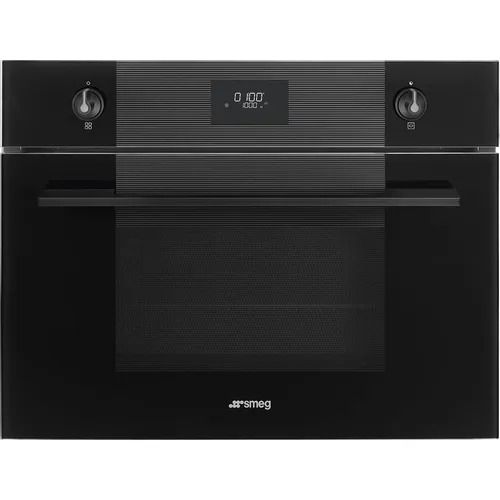 Духовой шкаф электрический SMEG Linea SO4101M1B3, 40л, дверца с 3 стеклами, черный