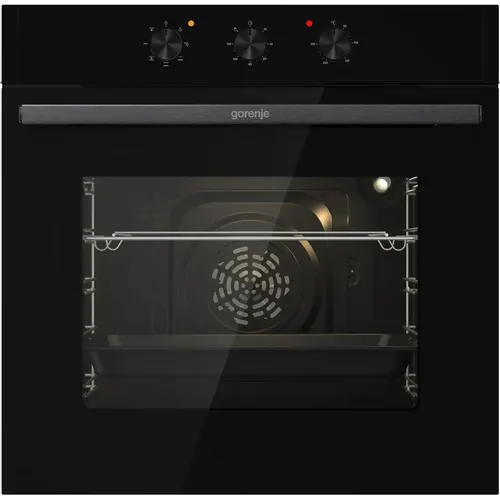 Духовой шкаф электрический Gorenje BO6725E02ABGN, 73л, дверца с 3 стеклами, черный