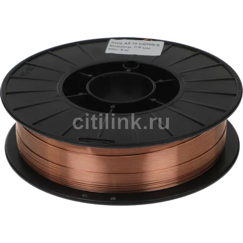 Проволока сварочная Elitech 0606.010100, D0.8мм, 5000грамм