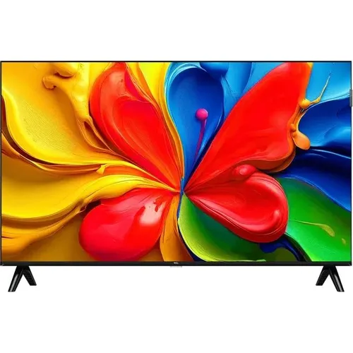32" Телевизор TCL 32S4K-UZ QLED, HD, СМАРТ ТВ, Google TV, черный