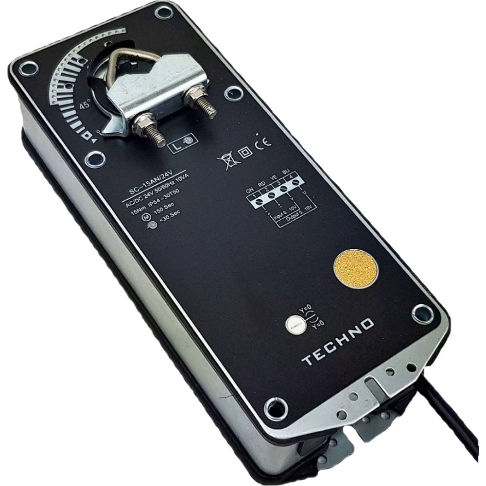 Электропривод воздушной заслонки TECHNO SC-15AN/24V 221510