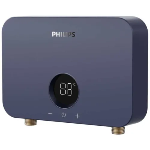 Водонагреватель Philips Via AWH1053/10(55LA), проточный, 5.5кВт, темно-синий