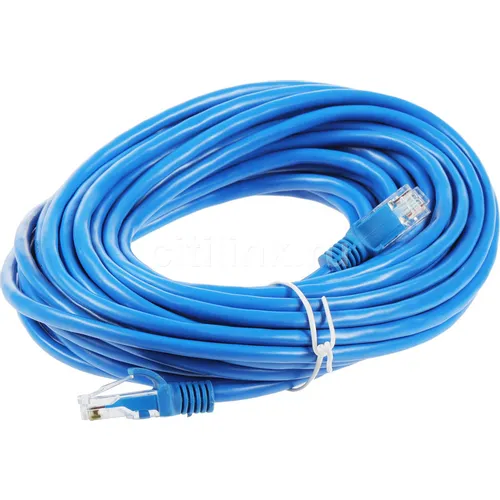 Патч-корд PREMIER PP12-10M/B литой (molded), UTP, кат.5E, 10м, 4 пары, 26AWG, алюминий омедненный, многожильный, синий