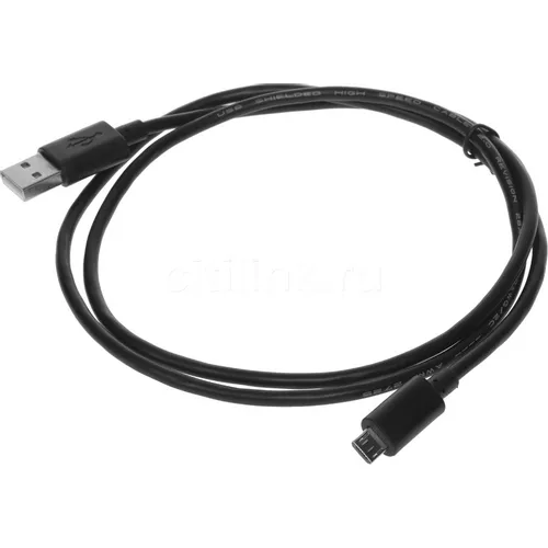 Кабель 2A Square Connector, micro USB (m) - USB (m), 1м, 2A, черный