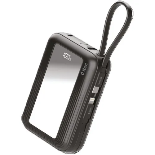 Внешний аккумулятор (Power Bank) TTEC ReCharger Mini LCD, 20000мAч, черный [2bb251s]