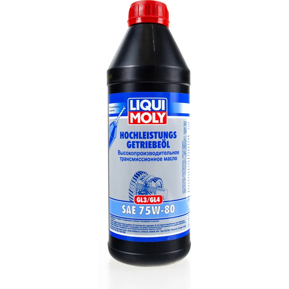 Синтетическое трансмиссионное масло LIQUI MOLY Hochleistungs-Getrieb. 75W-80 GL-3/GL-4 7584