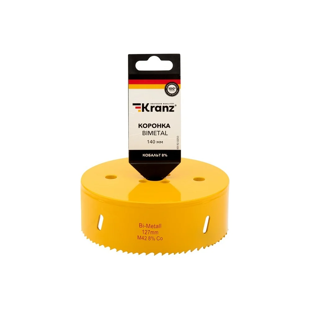 Биметаллическая коронка KRANZ KR-92-0250