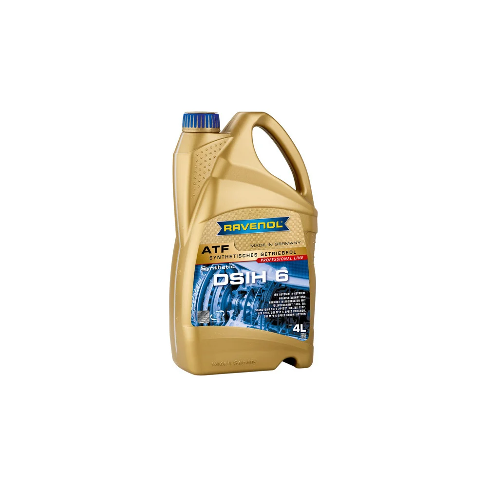 Трансмиссионное масло RAVENOL ATF DSIH 6, 4л new 1211133-004-01-999