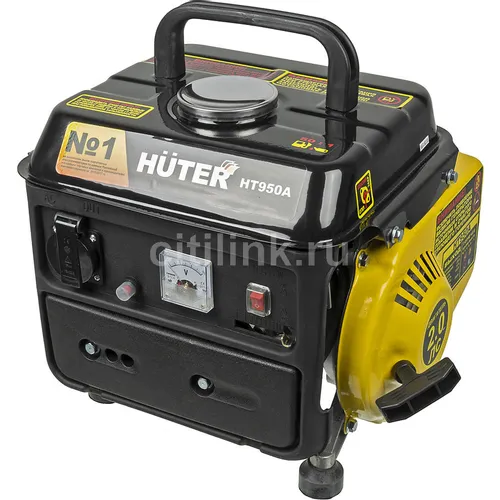 Бензиновый генератор Huter HT950A, 220 В, 0.95кВт [64/1/1]