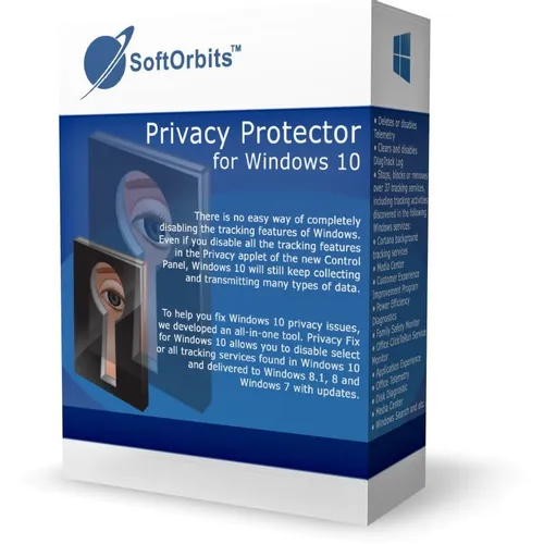 Ключ активации SoftOrbits Отключение слежки для Windows 10 (SO-26)