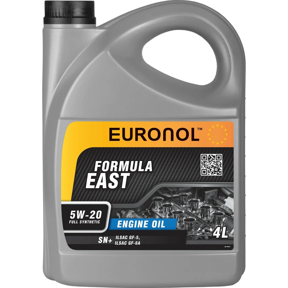 Моторное масло Euronol EAST FORMULA 5w-20, ILSAC GF-5 80198
