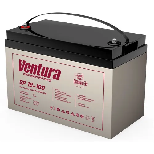 Аккумуляторная батарея VENTURA GP 12-100 для ИБП, 12В, 100Ач [vntgp1201000f8]