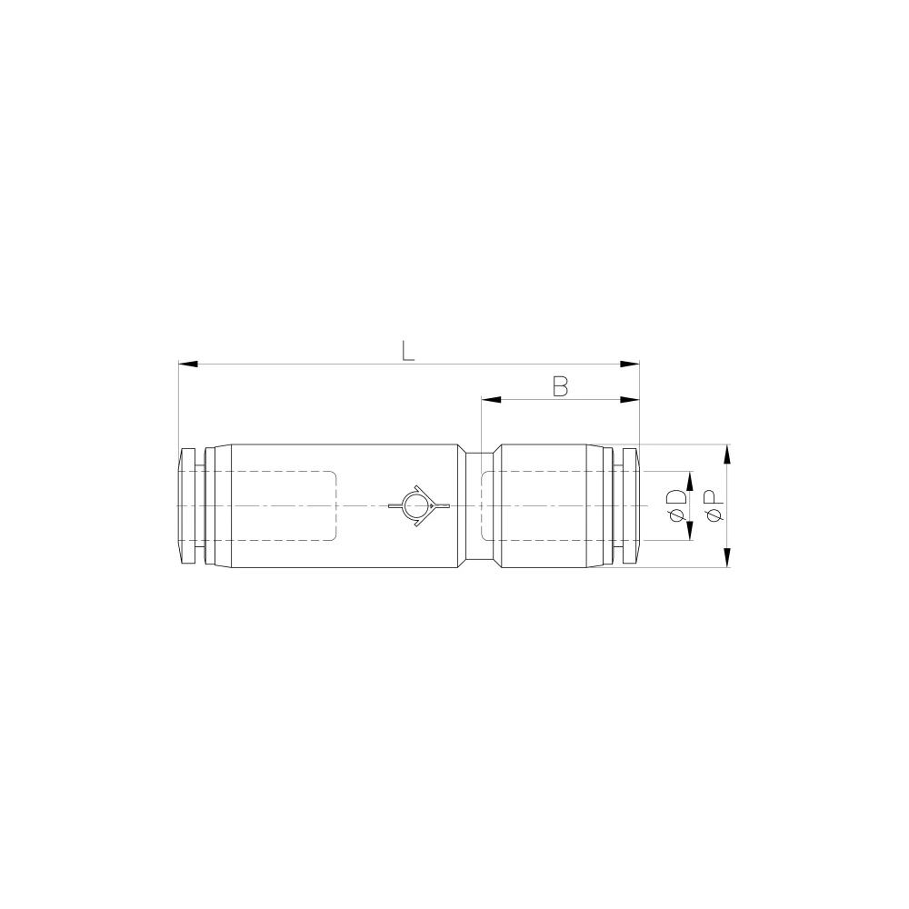 Обратный клапан CDC Pneumatics CVPU 08