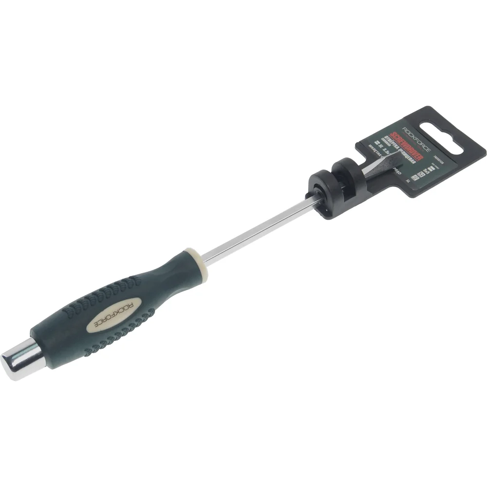 Силовая магнитная шлицевая отвертка Rockforce Profi RF-70255125(28256)