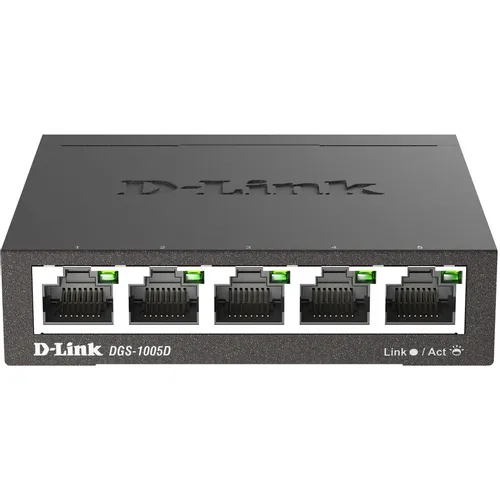 Коммутатор D-Link DGS-1005D/R1A, неуправляемый