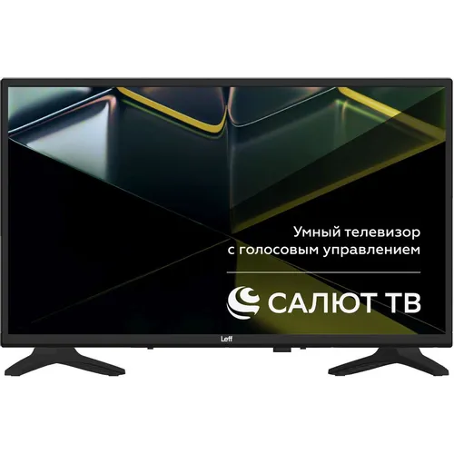 43" Телевизор LEFF 43F690T FULL HD, СМАРТ ТВ, Салют ТВ, черный