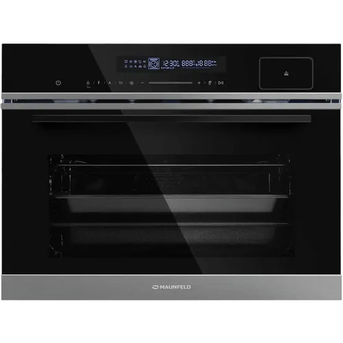 Духовой шкаф электрический MAUNFELD MCMO5016STGB, 50л, дверца с 2 стеклами, черный