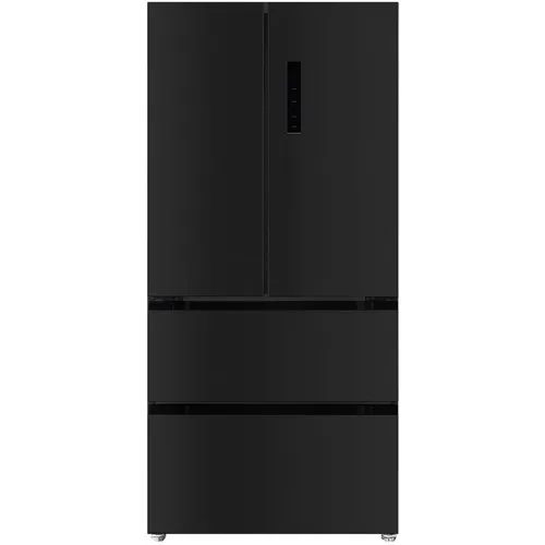 Холодильник трехкамерный LEX LFD575BxID French Door, инверторный, черная сталь