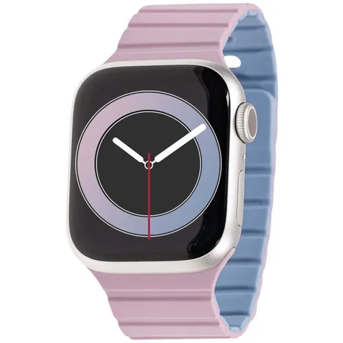 Ремешок ZIBELINO APL-42-L-MC-PURLBLU для Apple Watch, лиловый [zbs-apl-42-l-mc-purlblu]