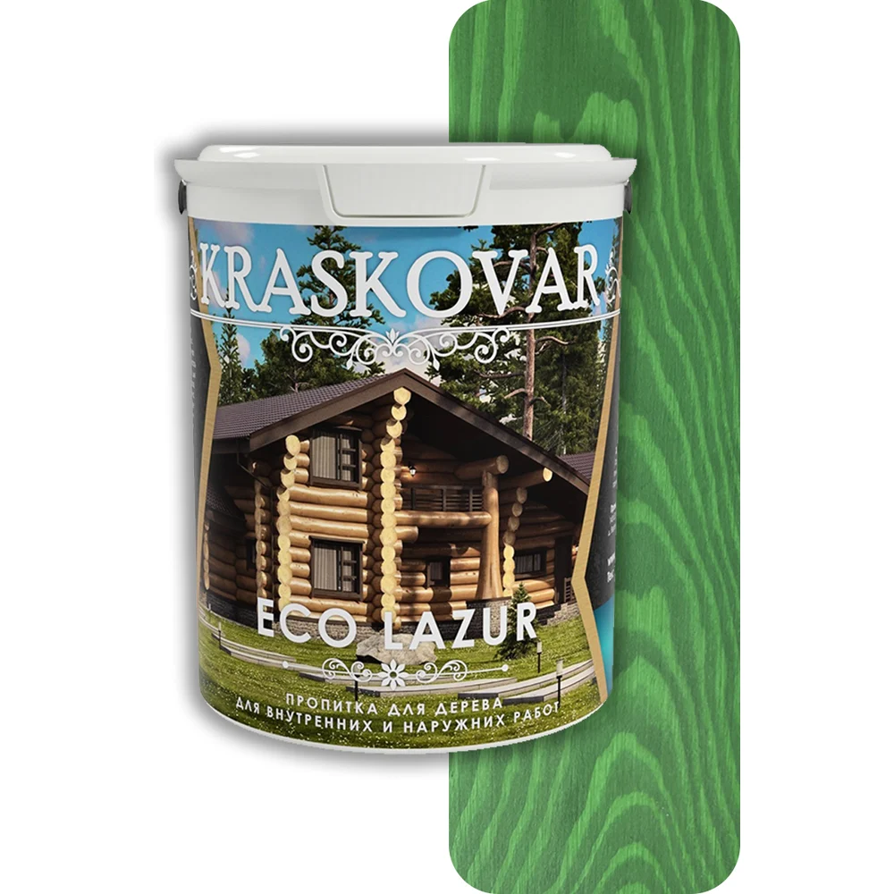 Кроющий антисептик Kraskovar Eco Lazur 1192