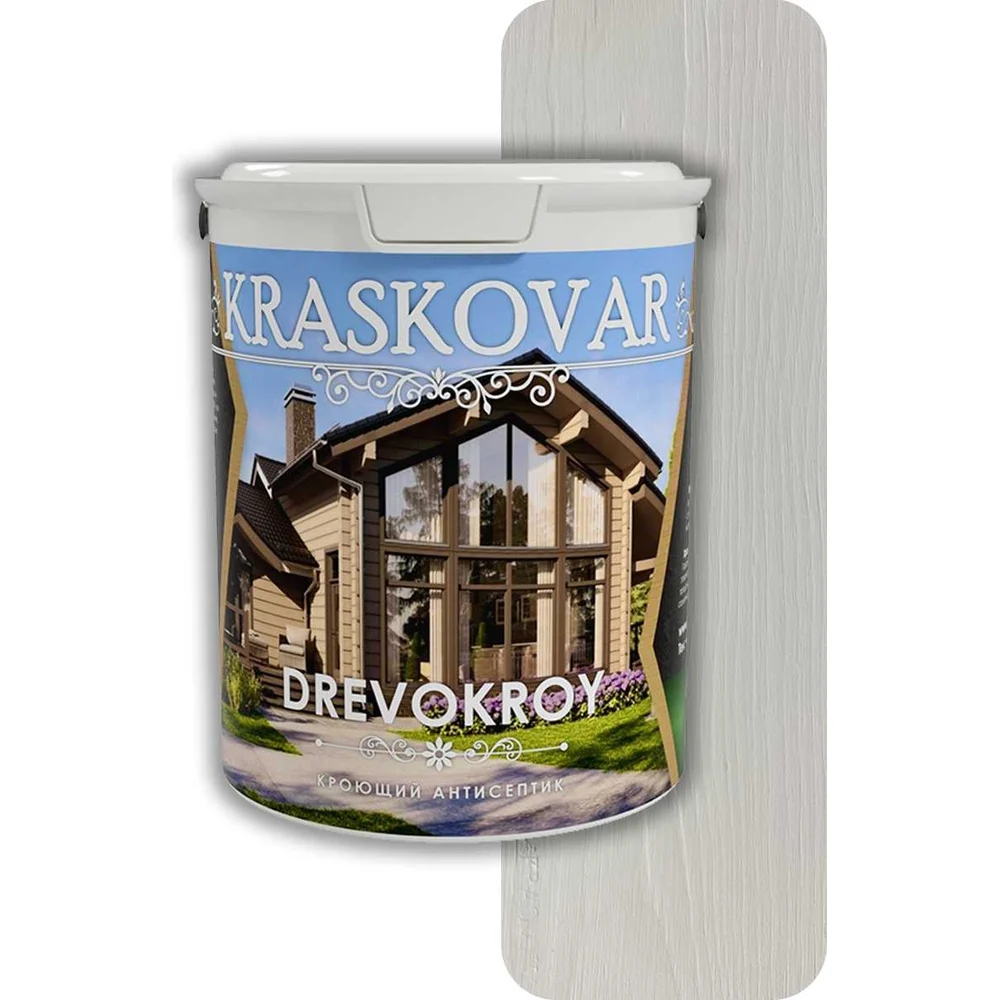 Кроющий антисептик Kraskovar Drevokroy 1084
