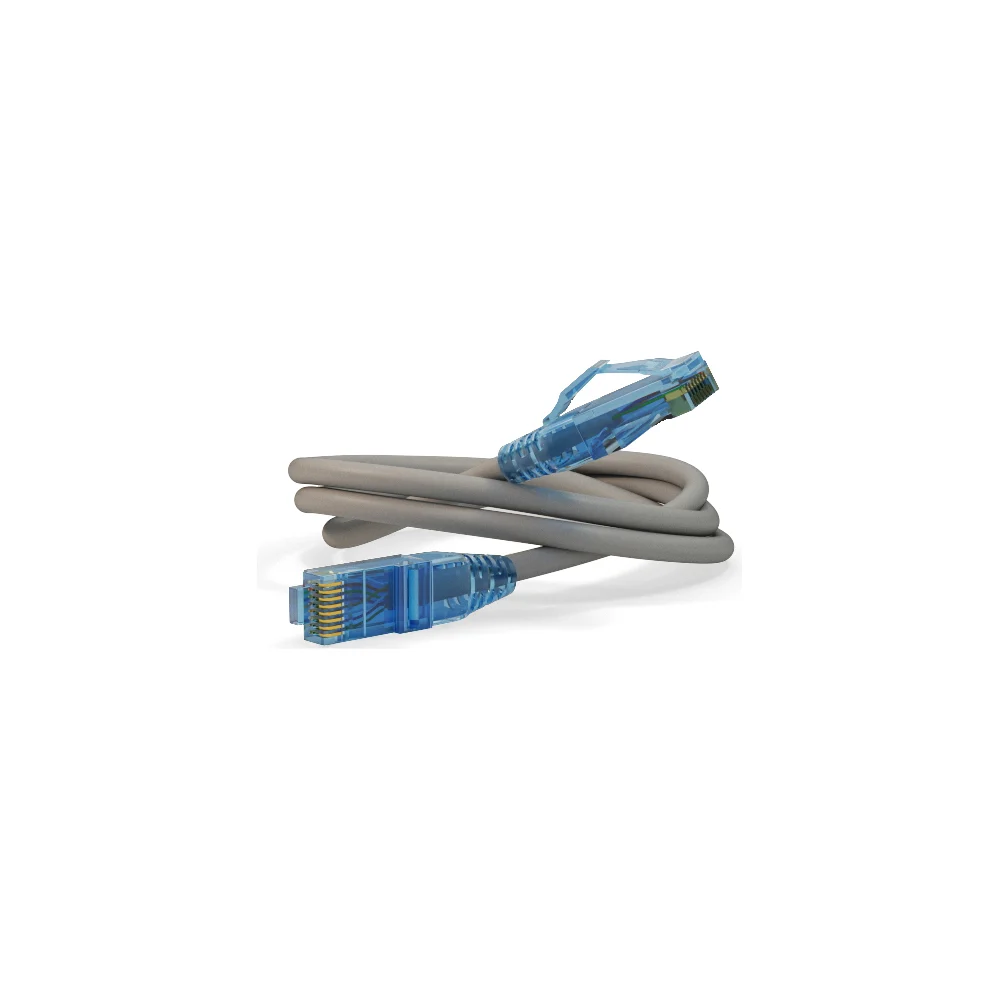 Патч-корд Hyperline PC-LPM-UTP-RJ45-RJ45-C6-1.5M-LSZH-GY 42237