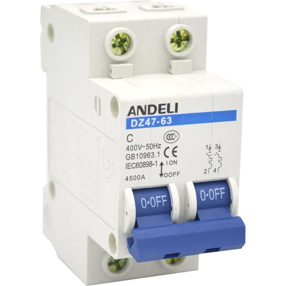 Автоматический выключатель ANDELI DZ47-63 ADL01-083