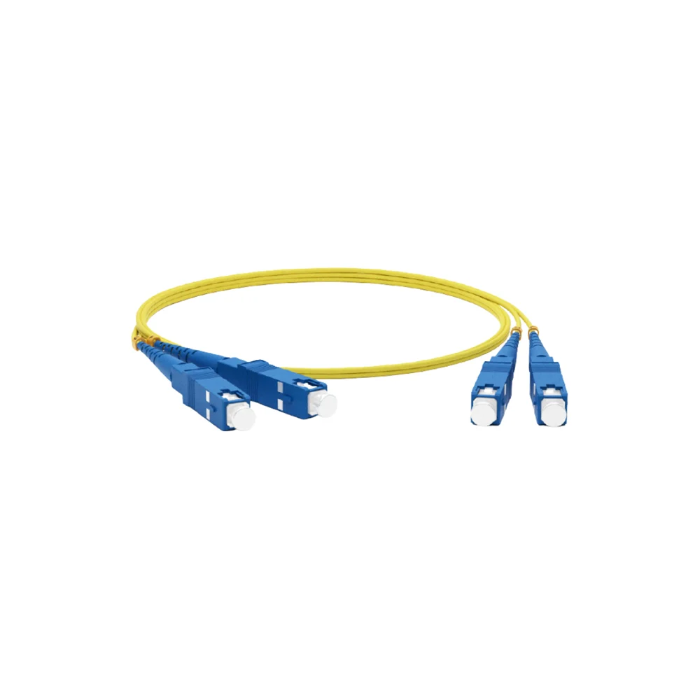 Волоконно-оптический шнур Hyperline FC-D2-9-SC/UR-SC/UR-H-10M-LSZH-YL 238511