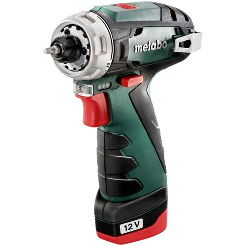 Дрель-шуруповерт METABO Powermaxx BS Basic Set, 2Ач, с двумя аккумуляторами [600080710]