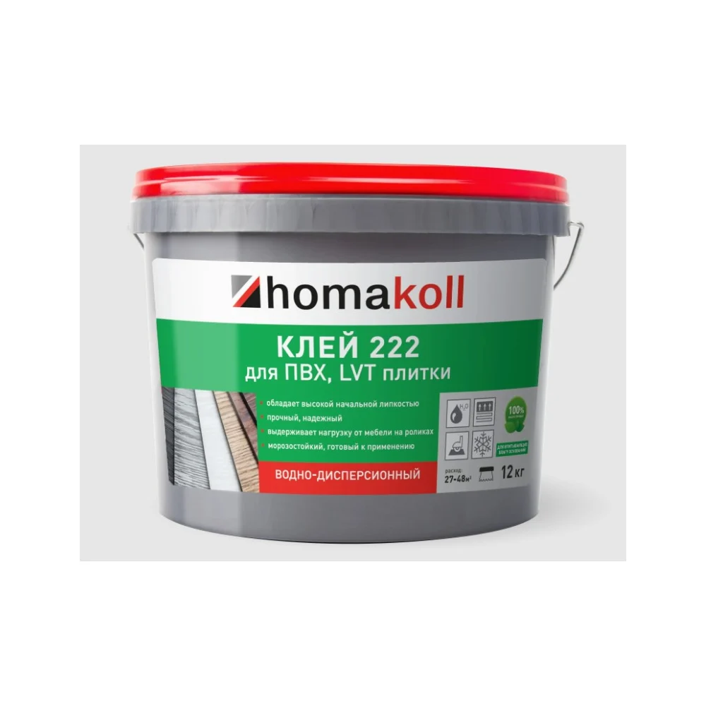 Клей для ПВХ и LVT плитки Homakoll 6 кг 460400