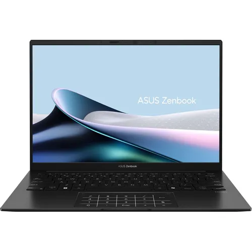 Ноутбук ASUS Zenbook 14 UM3406GA-QD118, 14", OLED, AMD Ryzen AI 5 430 2ГГц, 4-ядерный, 16ГБ LPDDR5x, 1ТБ SSD, AMD Radeon 840M, без операционной системы, черный [90nb17r1-m006d0]