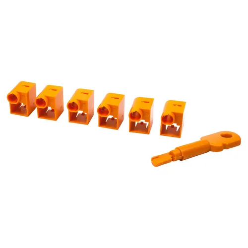 Блокиратор Lanmaster (LAN-SEC45-CL-SET-OR) (упак.:6шт)
