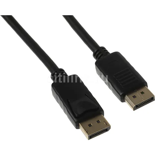 Кабель Display Port V1.1, DisplayPort (m) (прямой) - DisplayPort (m), GOLD , 10м, черный