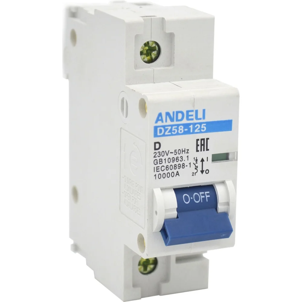 Автоматический выключатель ANDELI DZ58-125 ADL01-632