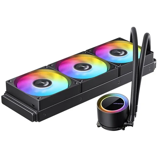 Система водяного охлаждения JONSBO TG-360, 4-pin, ARGB, 120мм, черный, retail [tg-360 argb black]