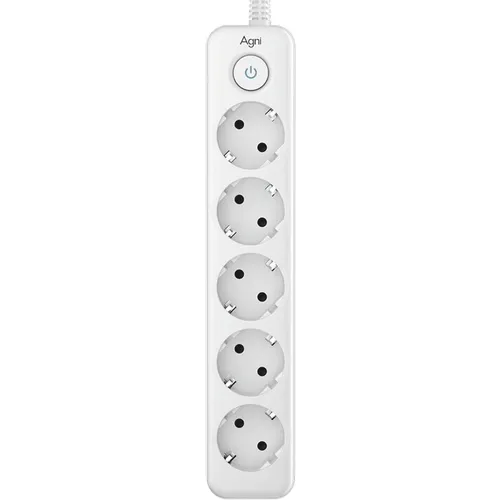 Сетевой фильтр AGNI TP-FD5E, 3м, белый [tp-fd5e-3m-white]