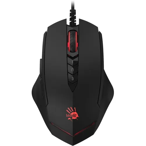 Мышь проводная A4TECH Bloody V8, игровая, оптическая, USB, 6000dpi, черный