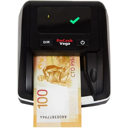 Детектор банкнот DOCASH Vega 13566 автоматический АКБ