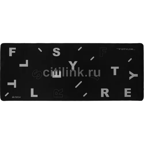 Коврик для мыши A4TECH FStyler FP75 (XL) черный/белый, ткань, 750х300х2мм [fp75 black]