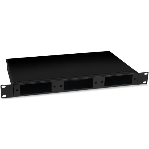 Кросс Cabeus FO-19-3FP (FO-19-3FP-BK) 1U 24xSC/LC дупл.