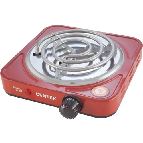 Настольная плита электрическая CENTEK CT-1508, эмаль, красный [ct-1508 red]