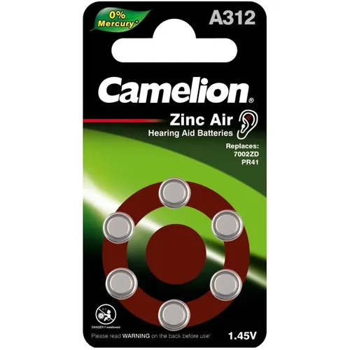 A312 Батарейка CAMELION PR41, 6 шт.