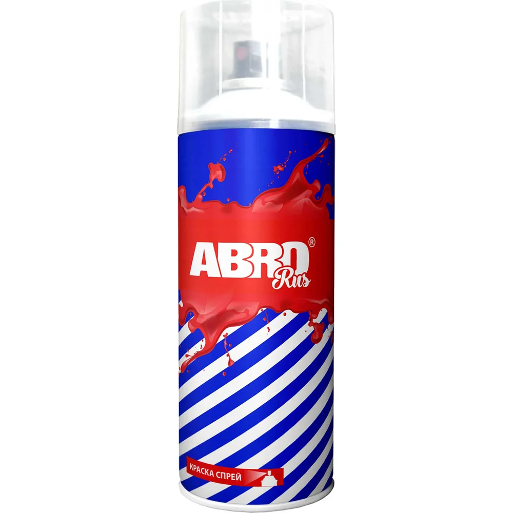 Краска-спрей ABRO Rus SPOF-1008-R