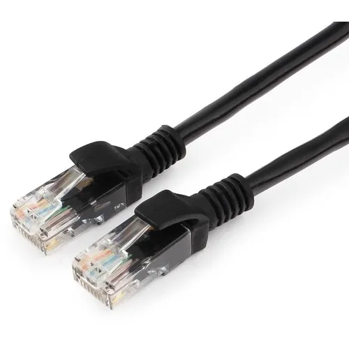 Патч-корд PREMIER PP10-10M/BK литой (molded), UTP, кат.5E, 10м, 4 пары, 26AWG, 0.02мм, медь, многожильный, черный